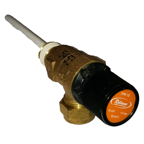 ½” Temperature & Pressure Relief Valve (4.5 BAR) Newark Cylinders